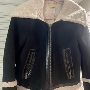Michaels Black and Cream Teddy Jacket
